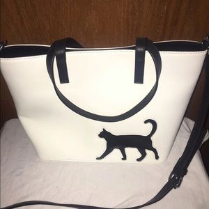Cat purse and cosmetic pouch